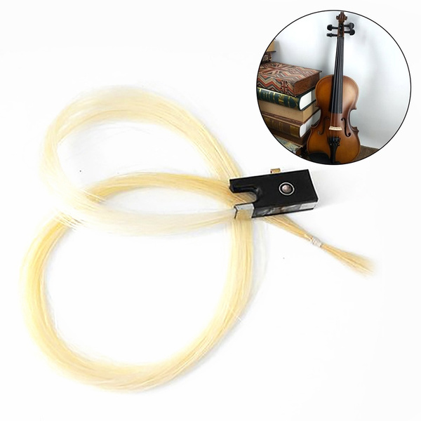 fashion 1 Hank 30inch Pro Violin Viola Cello Bow Horse Hair Musical Instrument Accessory Wish
