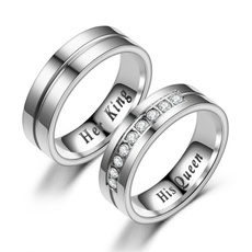 Couple Rings, King, DIAMOND, Romantic
