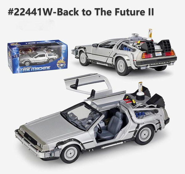 1:24 DeLorean DMC-12 Back to the Future 1 BTTF1 Time Machine Model Car Gift