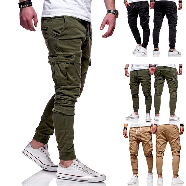 Nuevos pantalones de hombre Pantalones casuales de moda Pantalones de  invierno al aire libre Pantalones elásticos | Wish