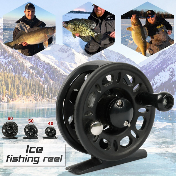 Mini Ice Fishing Rolling Reels Line Drum Wheel Ice Fishing Tools