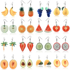 watermelon, Naranja, Moda, Joyería de pavo reales