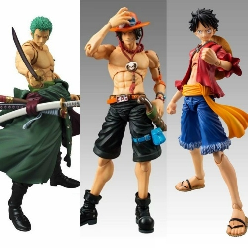 LIUSHUI One Piece Anime Heroes Figure Zoro PVC Indonesia