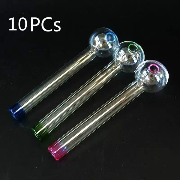 Glass Oil Burner Pipes Mini Glass Tube for Smoking Thick Glass Pipe Clear  Joint Oil Burner Bubbler Glass Oil Pipes Oil Rigs