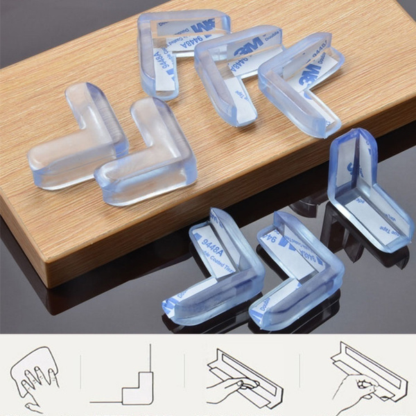 table corner protector, soft and transparent