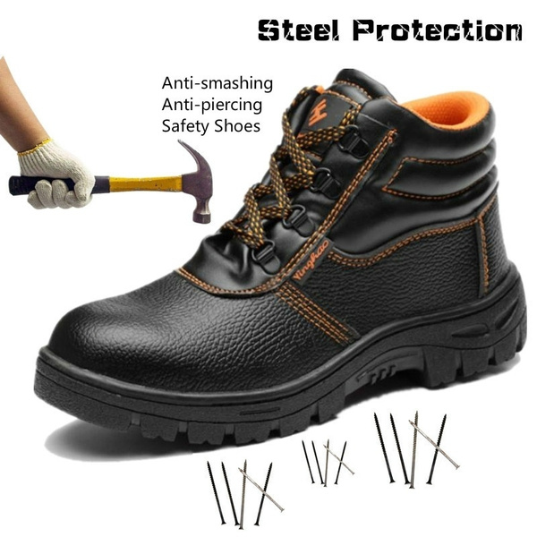 steel toe cap work shoes