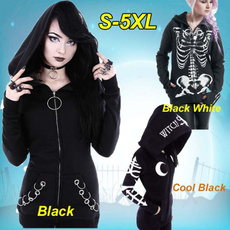Goth, Plus Size, Witch, black hoodie