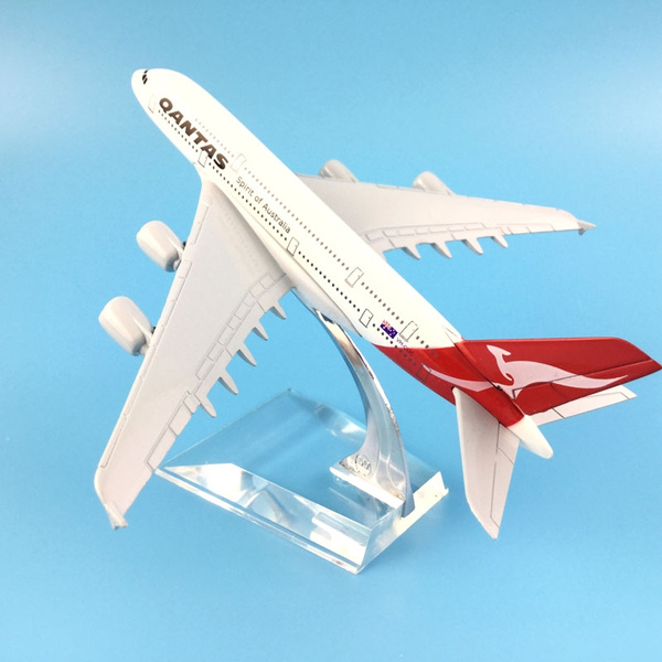 Qantas Airways Australia Airlines Airbus A380 Airplane 16cm DieCast Plane Model 