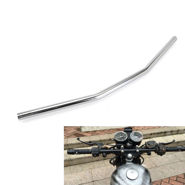 7//8/" 22mm Chrome Motorcycle Handlebar Drag Bar For Honda Yamaha Kawasaki BMW