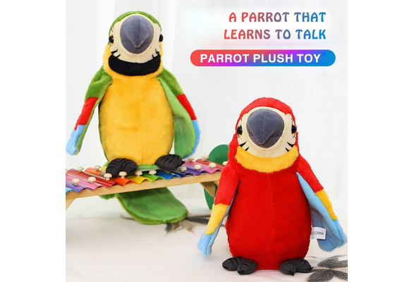 talking macaw toy