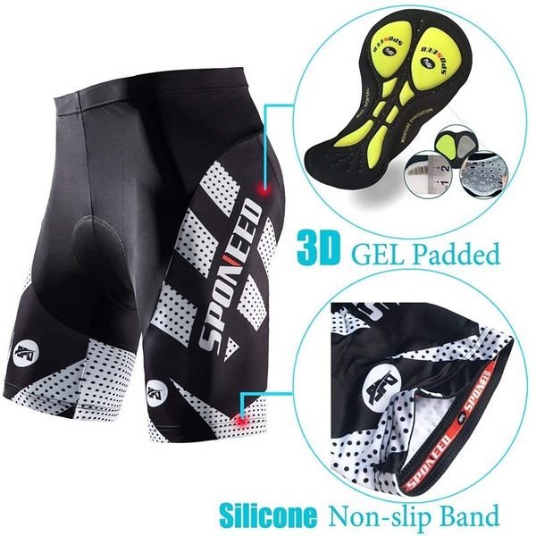 sponeed padded cycling shorts