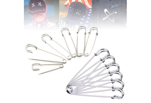 12pcs Large Heavy Duty Stainless Steel Big Jumbo Safety Pin Blanket Crafting