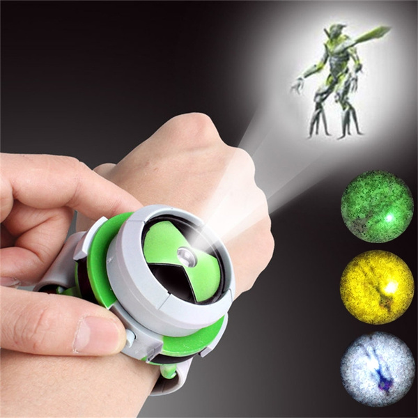 New 30 Patterns 3 Colors Light Projection Ben10 Projector Watch Cartoon  Watches Model Toy Ben 10 Projector Gifts Kids | Wish