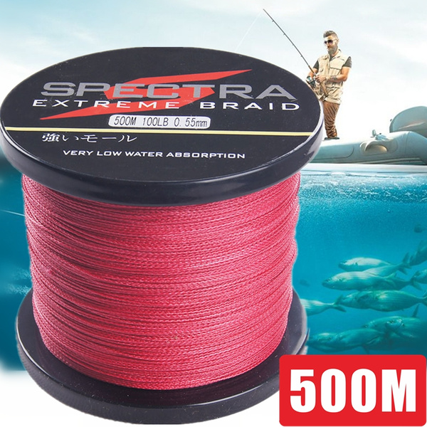 500M 4 Strands Smooth PE Weaving Fishing Line 6-100LB Multi-Thread Fishing  Line Carp Fishing Gift