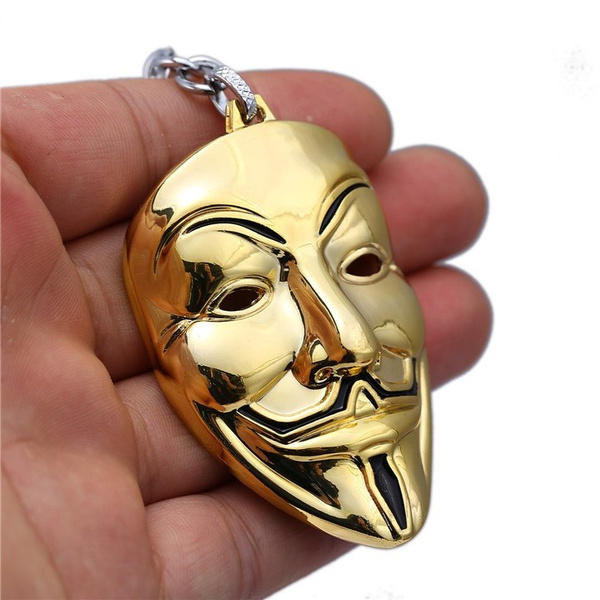 Details about   V for Vendetta Keychain Anonymous GUY Mask Metal Keychain Gift Key Chain Pick 
