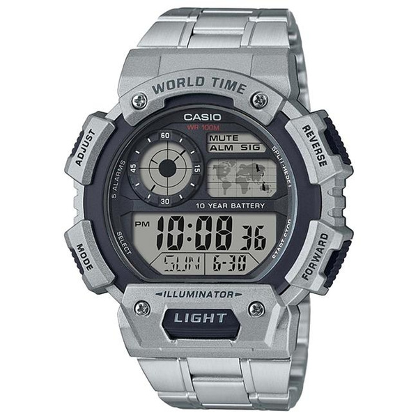 casio watch world time illuminator