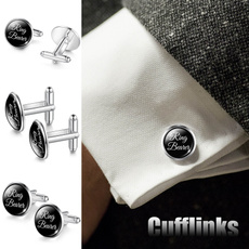 glass cufflinks, Silver Jewelry, Mens Cufflinks, Shirt