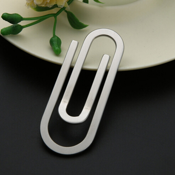 Stainless Steel Metal Multi-Function Men Money Clips Paper Clip Holder ...