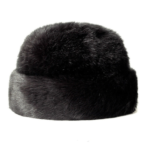 faux fur russian cossack hat