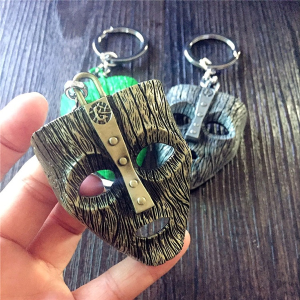 The Mask 2 Key Chains Jim Carrey The Mask Metal Pendant Key Chain Key Ring  Collection Model Toy For Man's Boys Gift