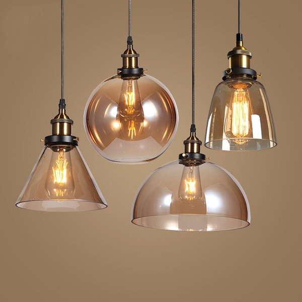 hanging glass light fixtures