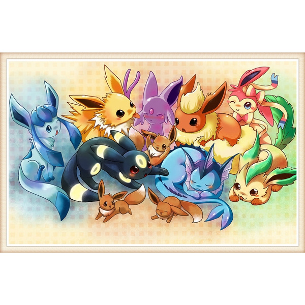 5D DIY diamond embroidery pokemon diamond painting Cross Stitch full square Rhinestone mosaic home decoration