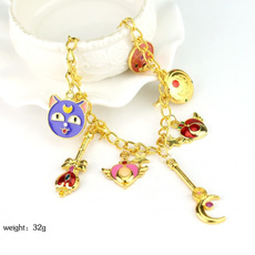 Charm Bracelet, jewelryampwatche, Chain, Jewelry