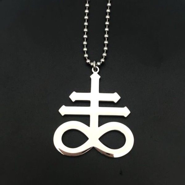 Leviathan Satanic Cross Pendant 