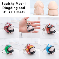 cute, squeeze, Key Chain, Helmet