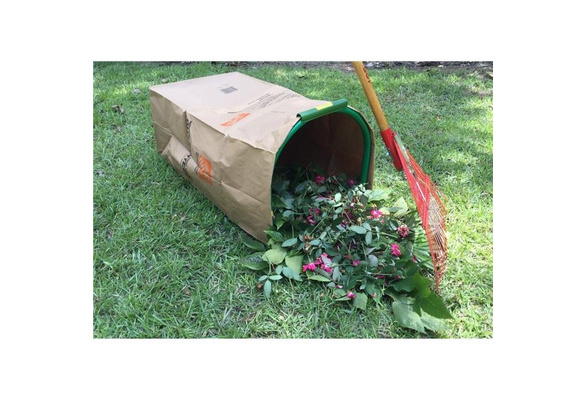 Leaf Gulp 200 Lawn & Leaf Bag Holder Turns A Paper Lawn & Leaf Bag 