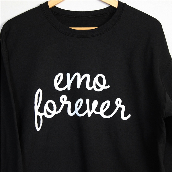 emo black moletom com capuz