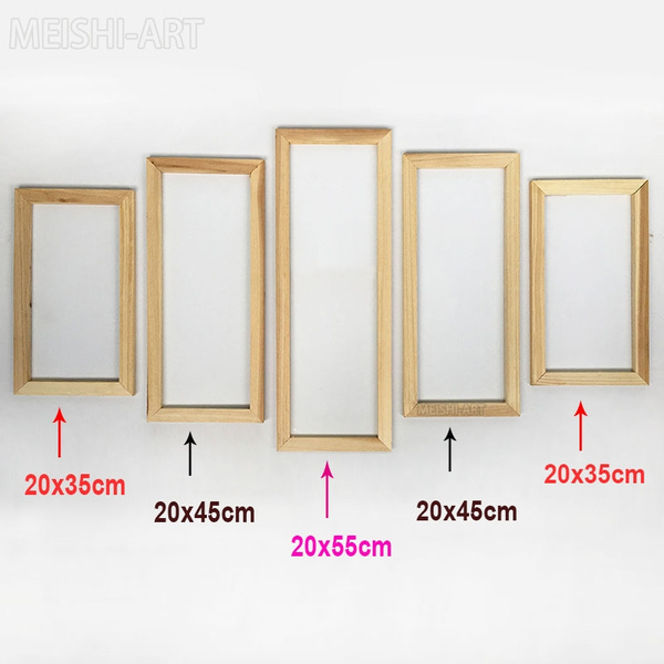 DIY Wooden Painting Inner Frame Photo Picture Frame Kit For Art Gallery Wrap 