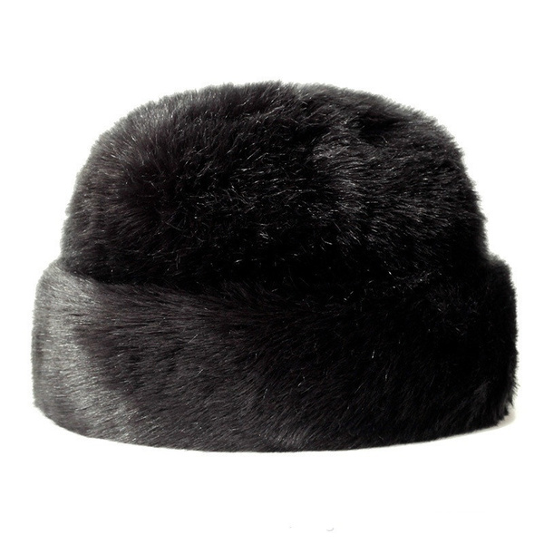 fashion mink fur russian style hat