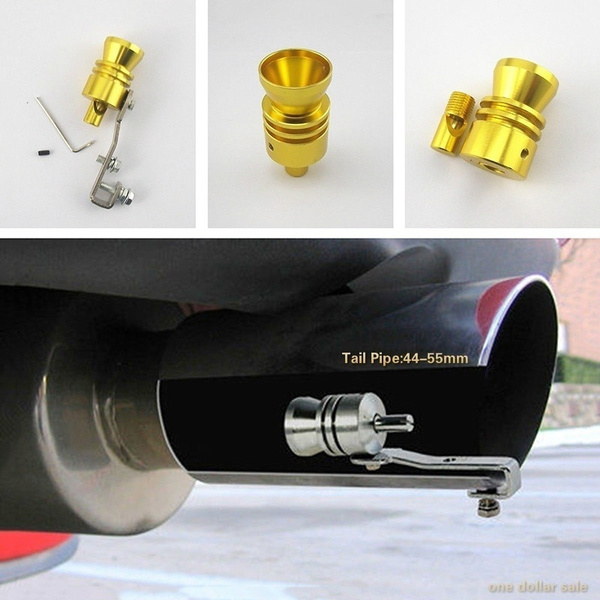 Universal Car Turbo Sound Whistle Muffler Exhaust Pipe Auto Blow