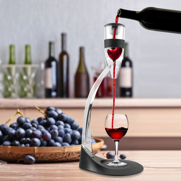 Wine Aerifizierer Decanter Red Wine Belufter Set Full Set Von Luxus Filter Support Tools Und Weinregal Premium Decanter Red Wine Belufter Mit Weinregal Stand Fast Decanting Wein Macht Den Wein