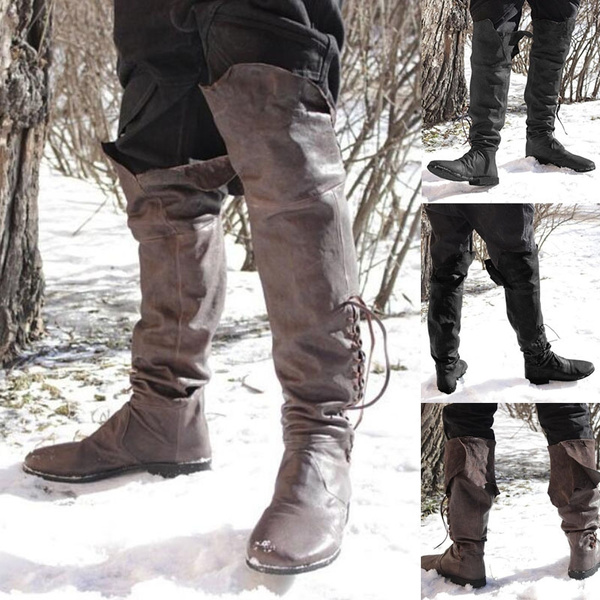 knee high snow boots men