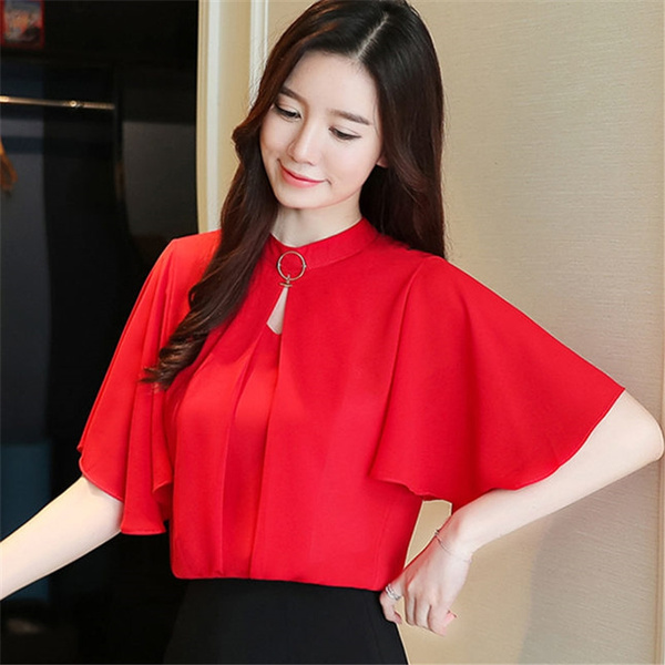 Chiffon tops cheap for girls