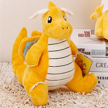 Cute Pokemon Plush Toy Dragonite Cute Collectible Soft Stuffed Animal Doll Wish