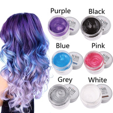 100g Fashion Unisex Color One-time Molding Paste Six Colors Hair Wax Dye Color Styling Temporary 