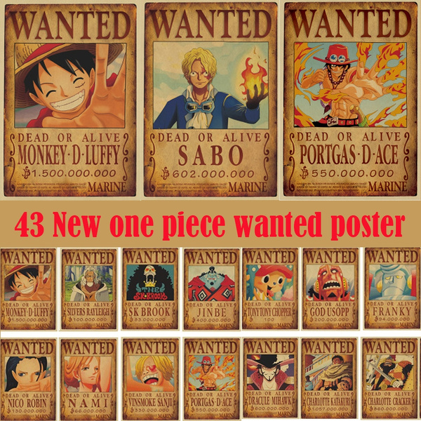 One Piece Wanted Font