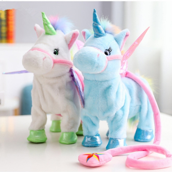 35cm Soft Plush Unicorn Stuffed Cuddly Horse Teddy Toy Doll Kids Birthday Gift 