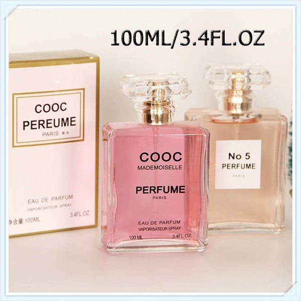 Hot Sale Lady COOC NO 5 Perfume Long-lasting Perfume Charming Women Fragrance  Scent French Sexy Parfum Spray Perfume 100ml (Purple)