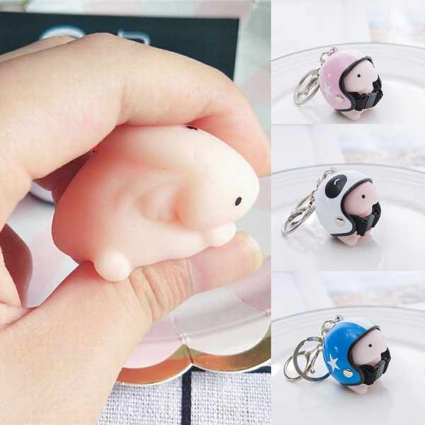 Mochi Dingding Squishy Focus Squeeze Abreact Cute Healing Toy Soft Fun Joke Gift 