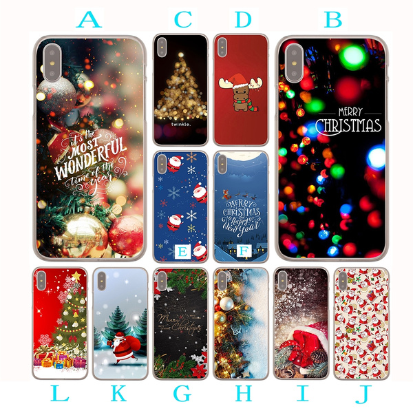 N161 Merry Christmas Happy New Year Iphone Case Concha Coque Iphone Covers For Iphone X Xs Max Xr Iphone 7 Plus 8 Plus Iphone 6s Iphone 5s 4s Wish