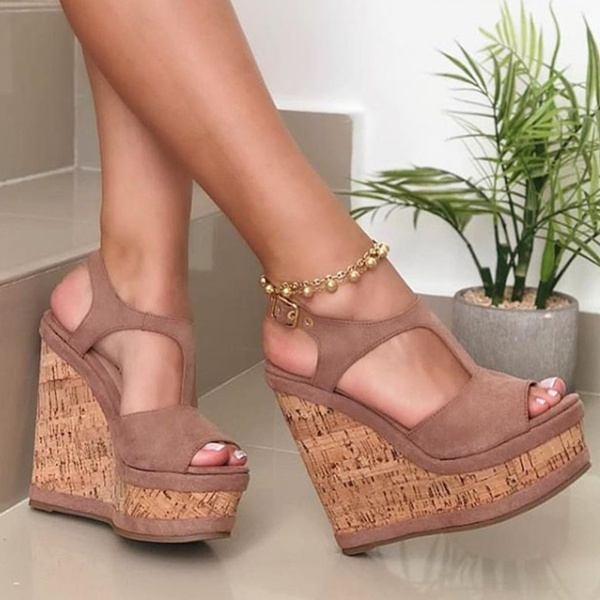 sexy wedge high heels
