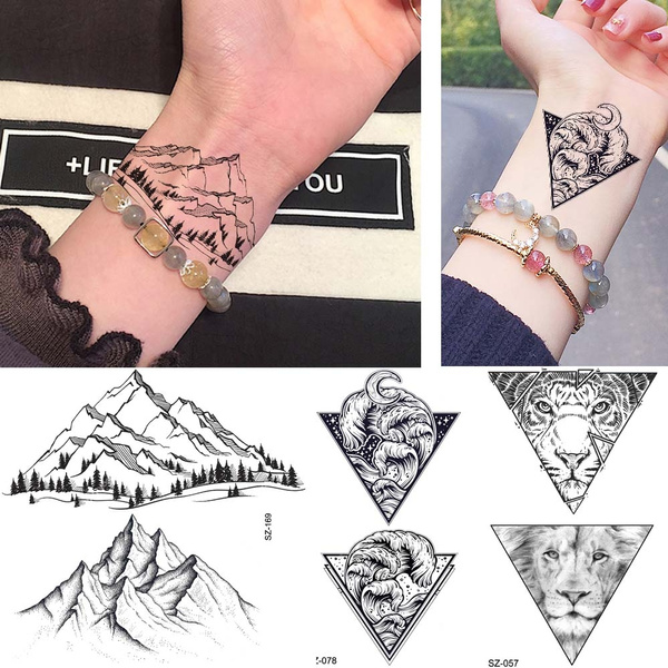 Waterproof Nordic Temporary Tattoos Stickers Set Sea, Sun, Moon Triangle  For Eyes, Arms, Wrist, And Kids Small Size Ideal For Body Art, Men, Women,  Kids From Soapsane, $8.13 | DHgate.Com
