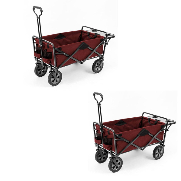 mac sports collapsible folding outdoor utility wagon table stores