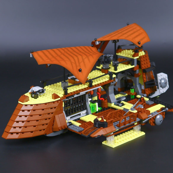 New Sale Star Wars Jabba Sail Barge Model Building Blocks 821Piece Bricks-nobox 