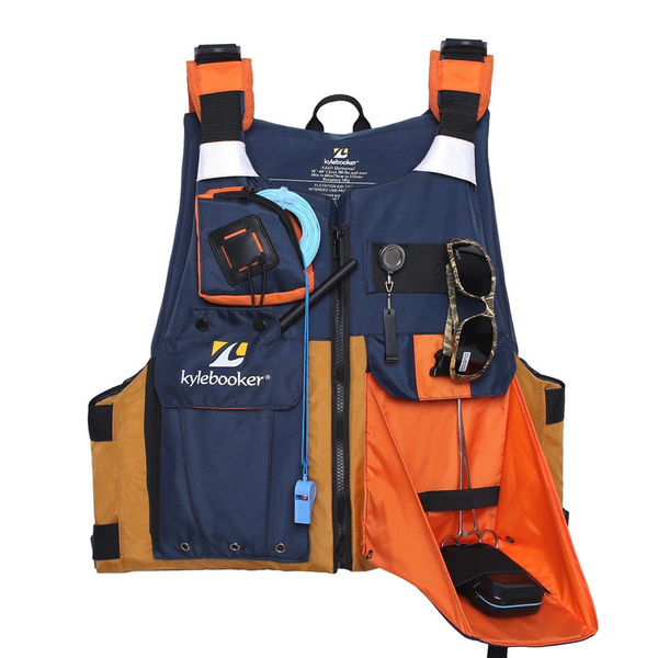 Fishing Life Jacket Men Breathable Safety Waistcoat Survival Utility Vest  PFD Fit Universal Oversize Fishing Vest