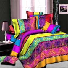 Christmas, Colorful, Bedding, Cover
